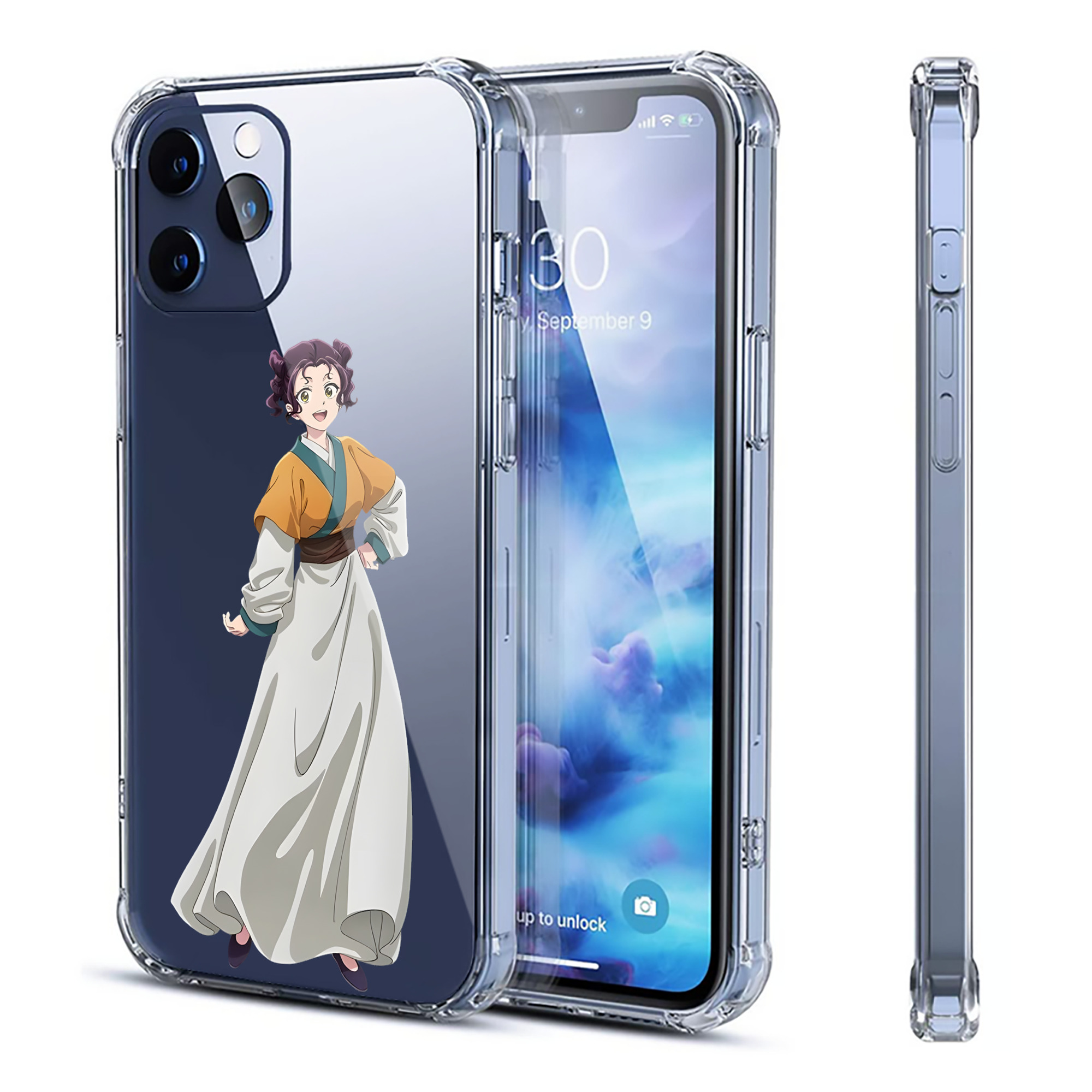 （画像用） 薬屋のひとりごと The Apothecary Diaries 【iPhone 12シリーズ対応】透明スマホケース（クリアソフトケース）